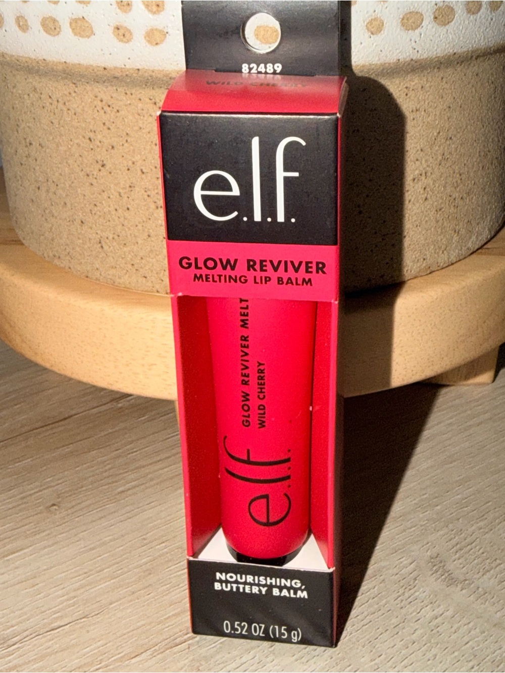 🛍️ e.l.f. Glow Reviver Melting Lip Balm – Wild Cherry